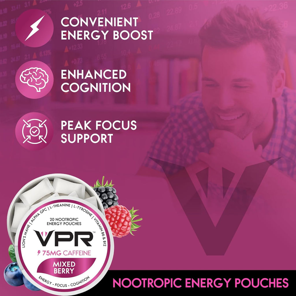 VPR 75MG Caffeine Nootropic Pouches