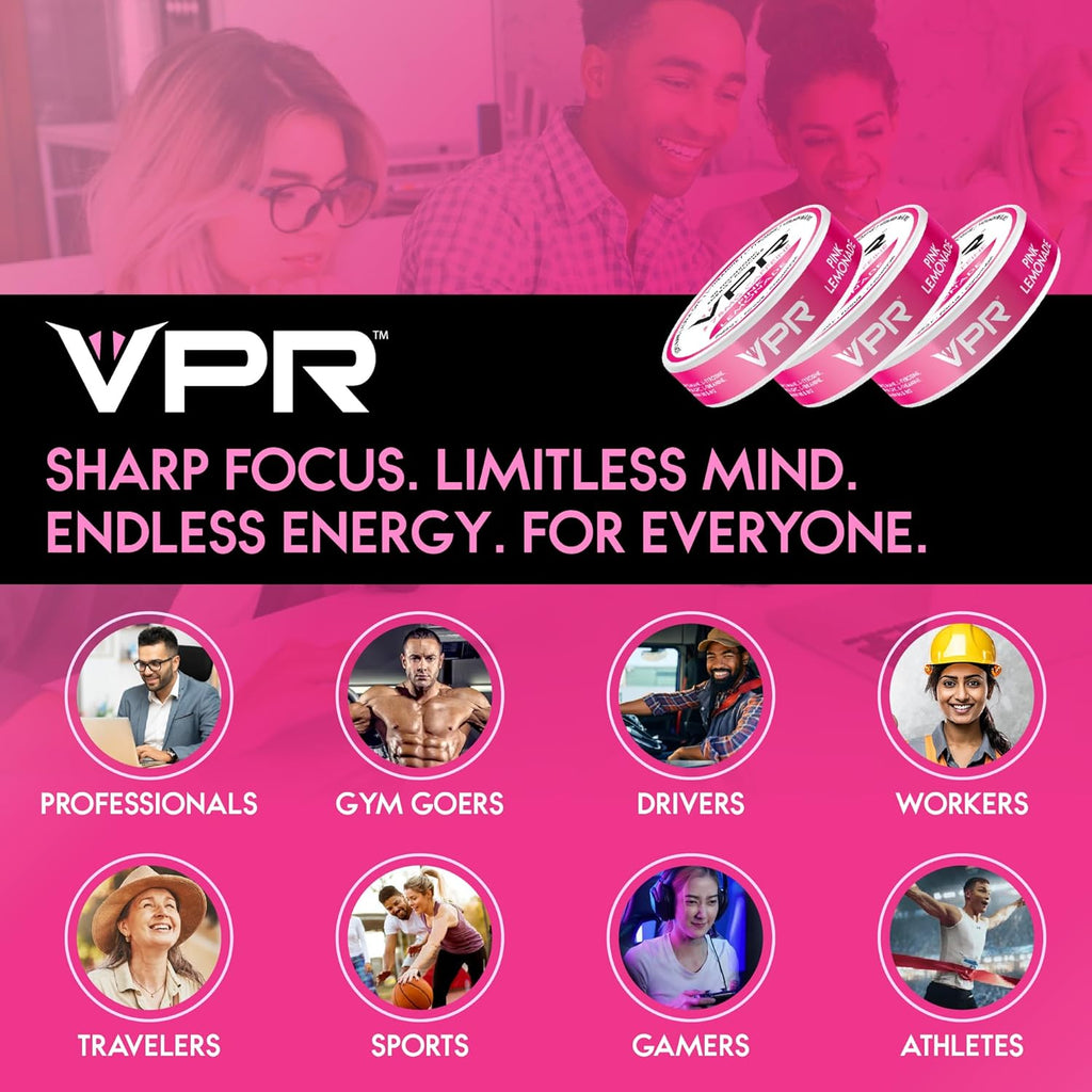 VPR 75MG Caffeine Nootropic Pouches