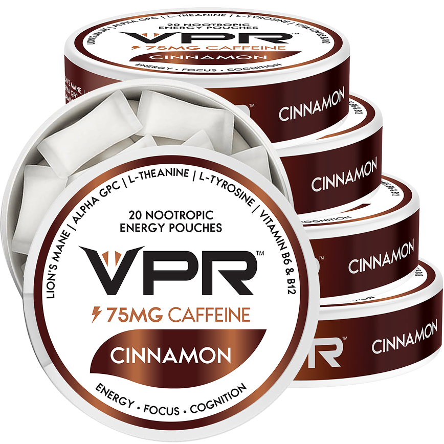VPR 75MG Caffeine Nootropic Pouches