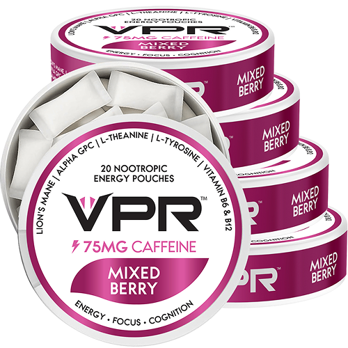 VPR 75MG Caffeine Nootropic Pouches