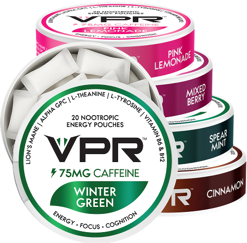 VPR 75MG Caffeine Nootropic Pouches