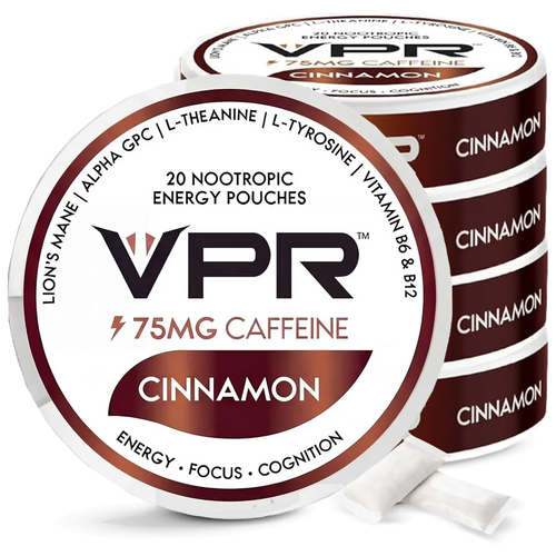 VPR Cinnamon 5-pack caffeine pouches